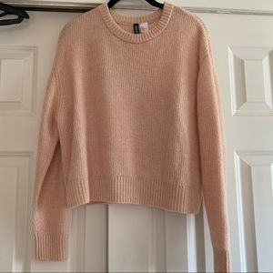 H&M Pink Knit Sweater